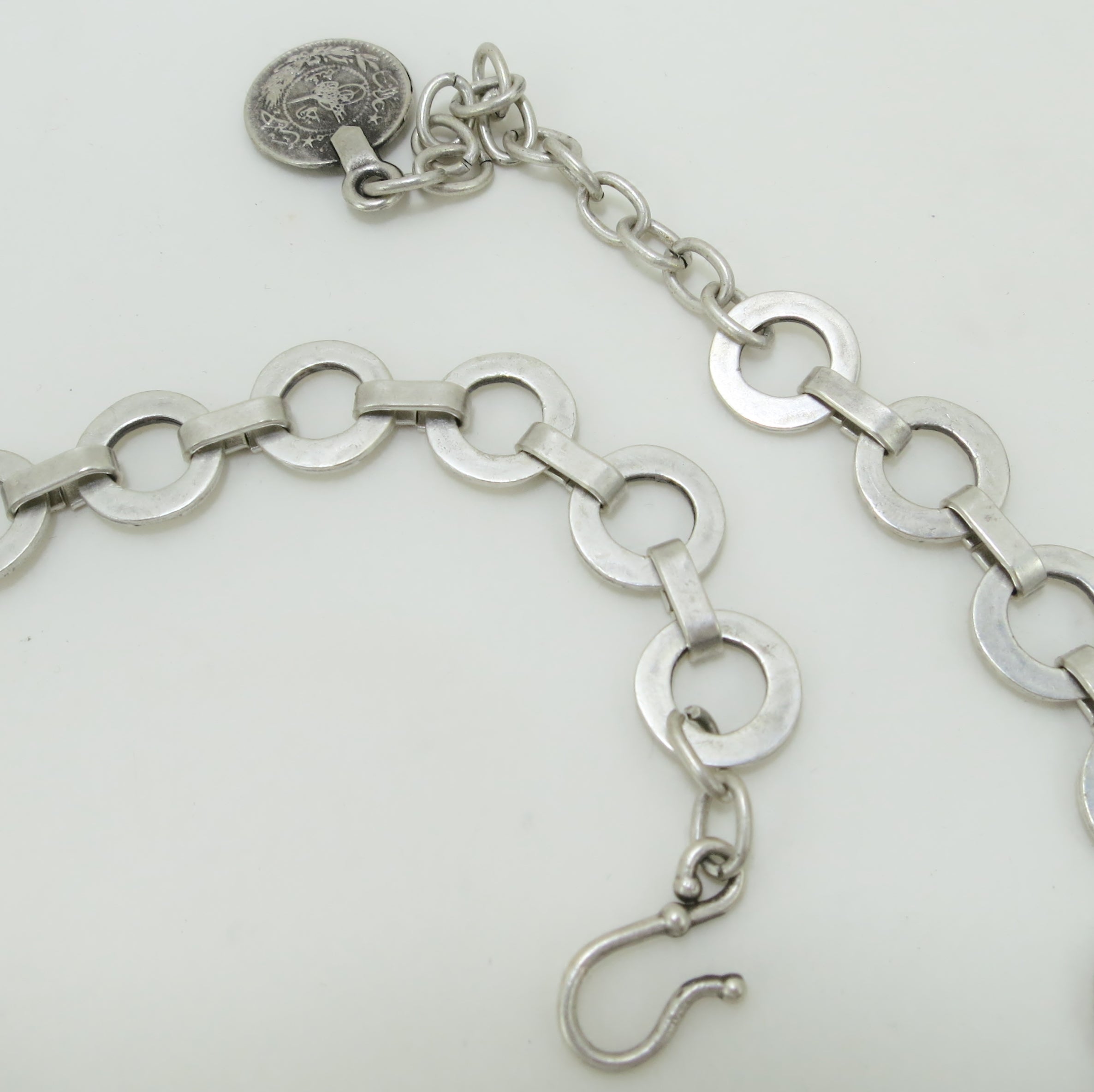 Pewter chain mail  necklace by Chanour